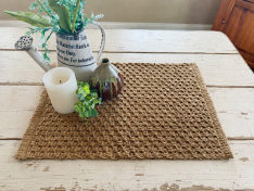 COTTAGE WEAVE MUSTARD PLACEMAT *NEW*